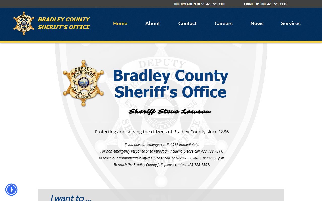 Bradley County busted mugshots Sheriff's Office website