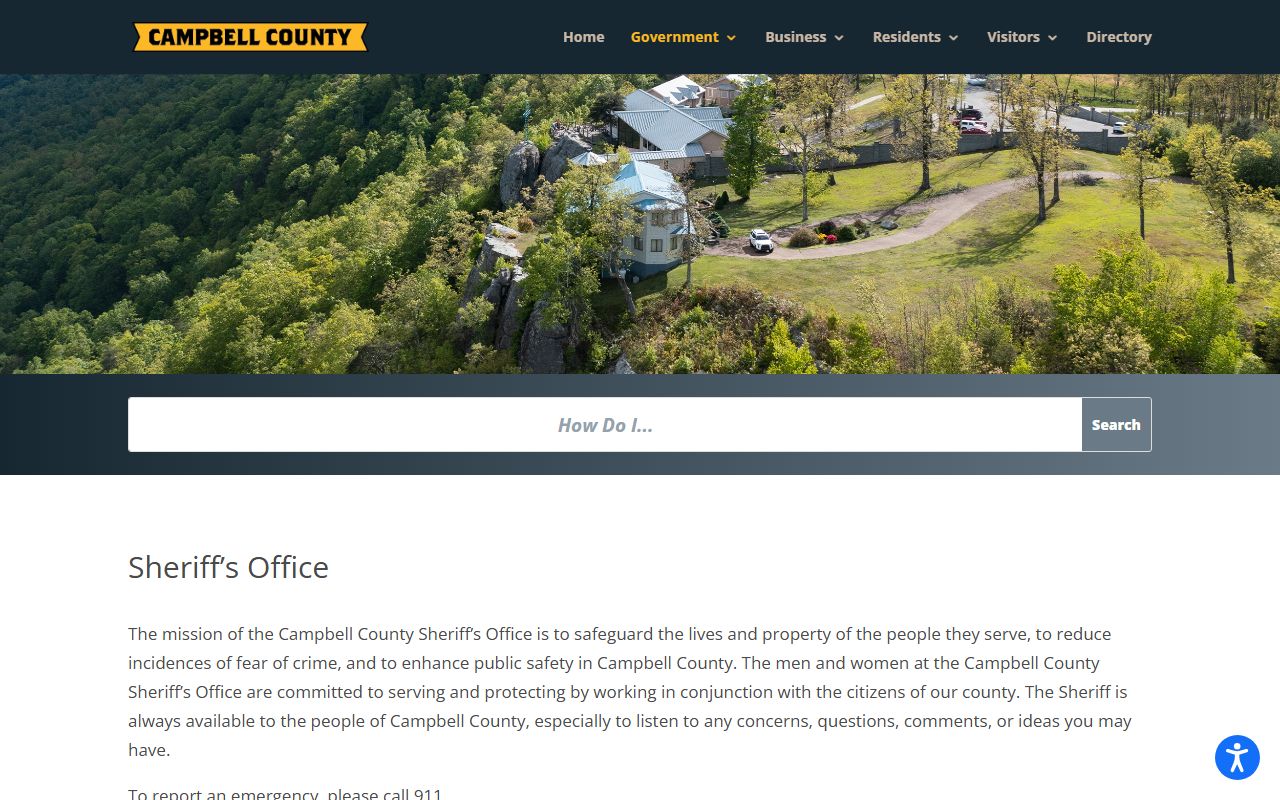 Campbell County busted mugshots Sheriff's Office website