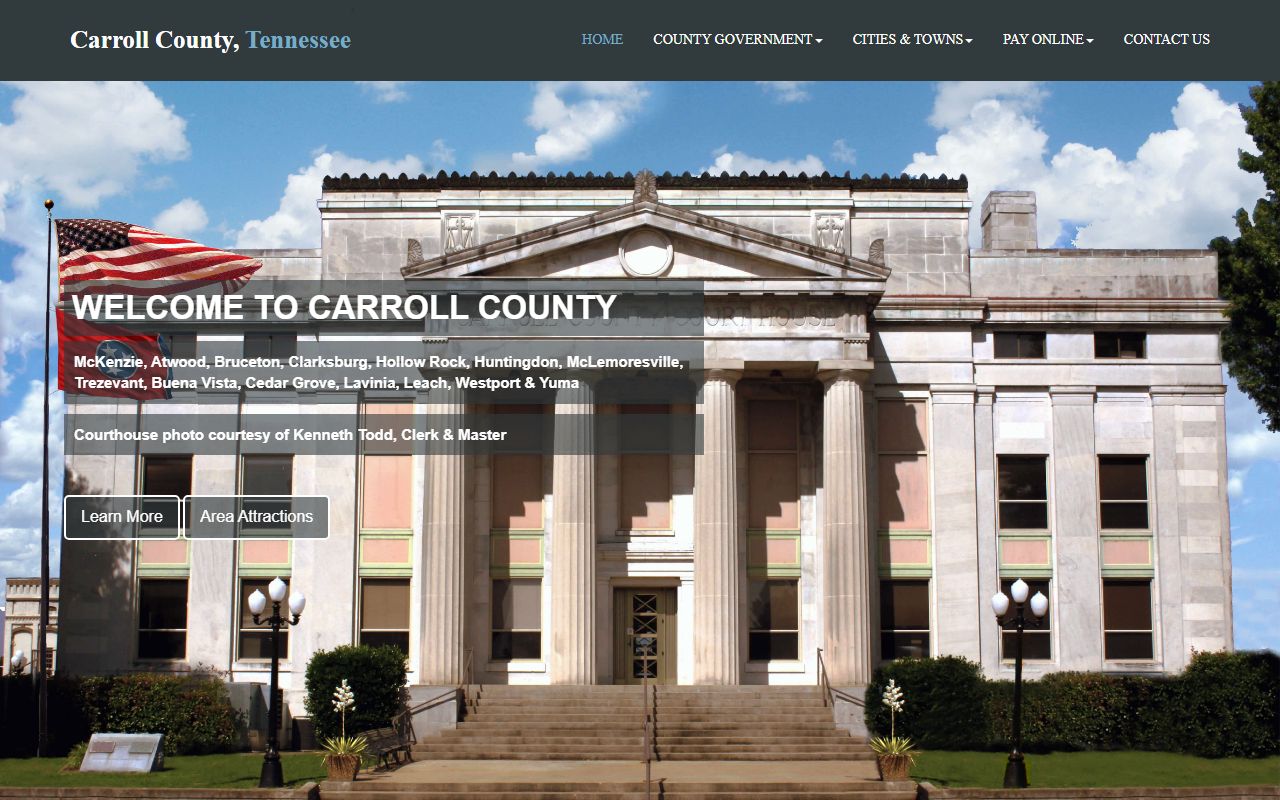 Carroll County government website