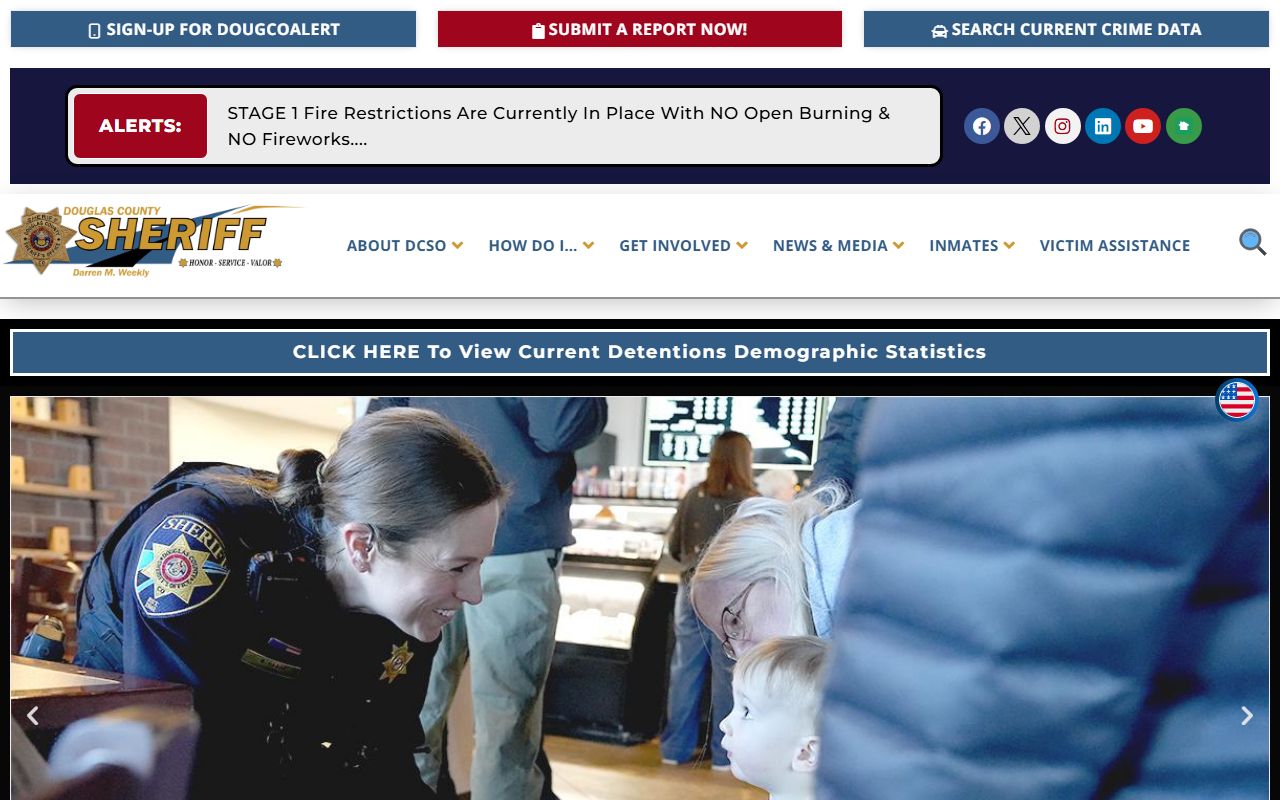 Davidson County Sheriff's Office website for busted mugshots and arrest records