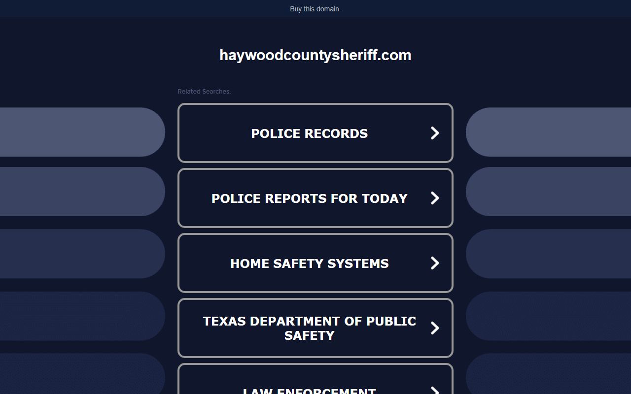 Haywood County government busted mugshots resources
