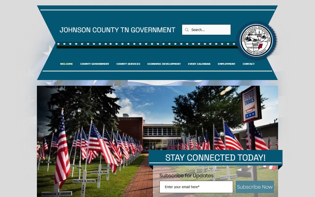 Johnson County government website for busted mugshots records