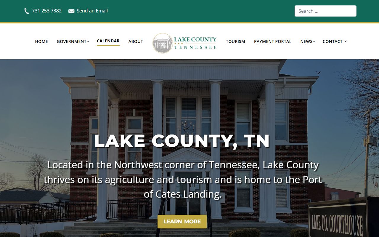 Lake County government website for records access