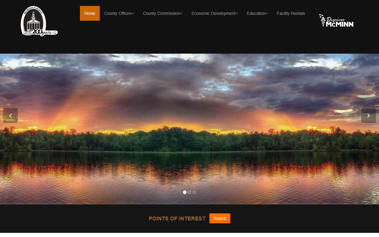 McMinn County government website for busted mugshots records