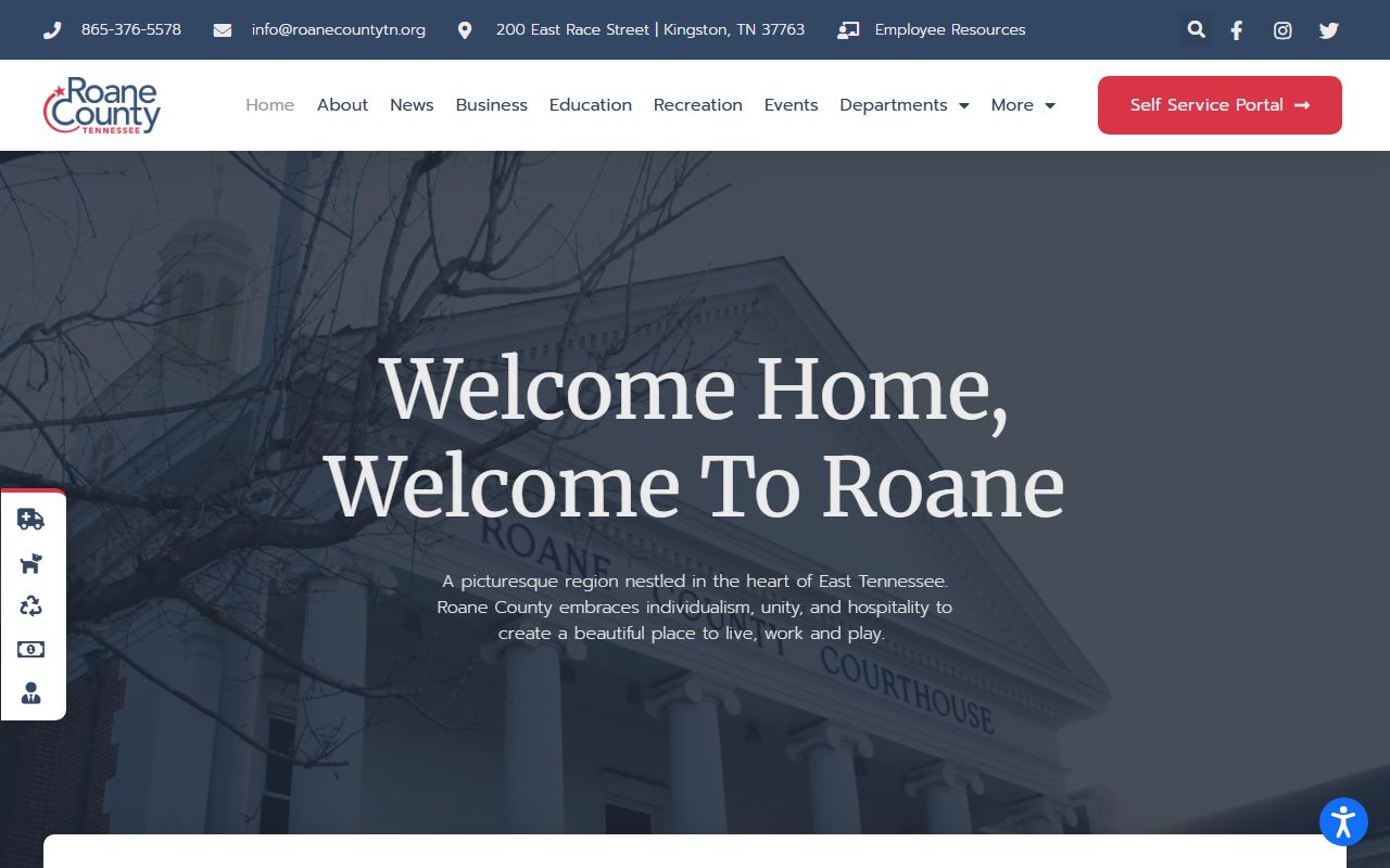 Roane County government website