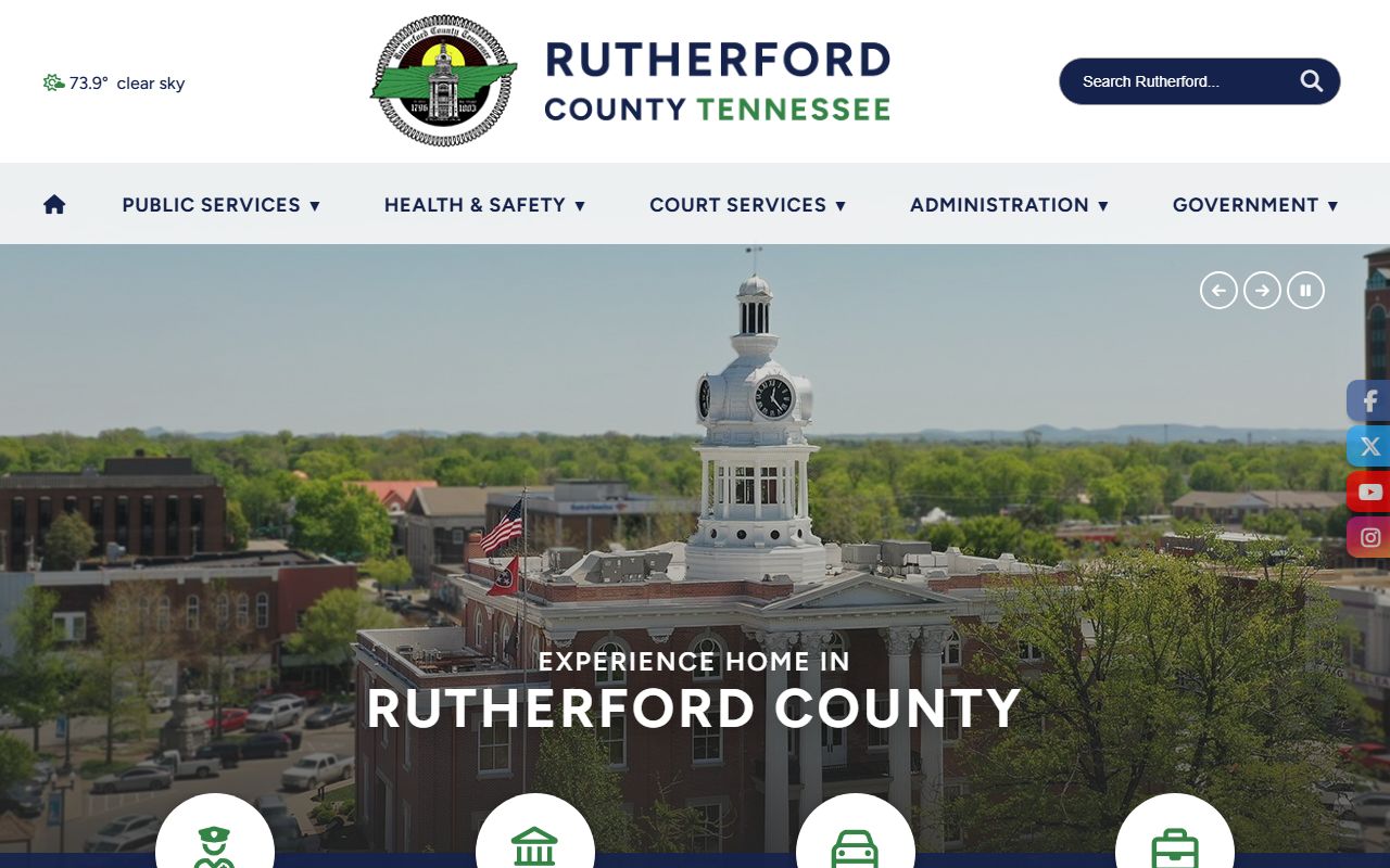 Rutherford County Circuit Court Clerk website