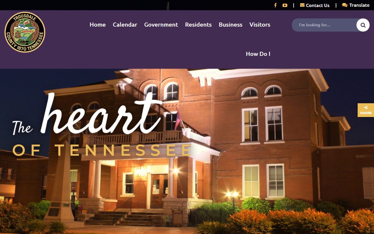 Trousdale County government website