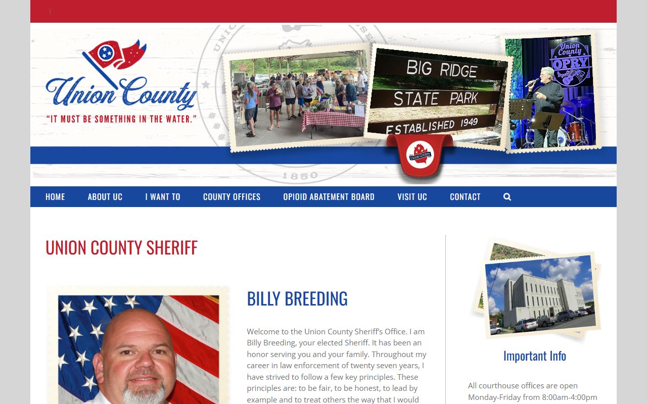 Union County busted mugshots Sheriff's Office website