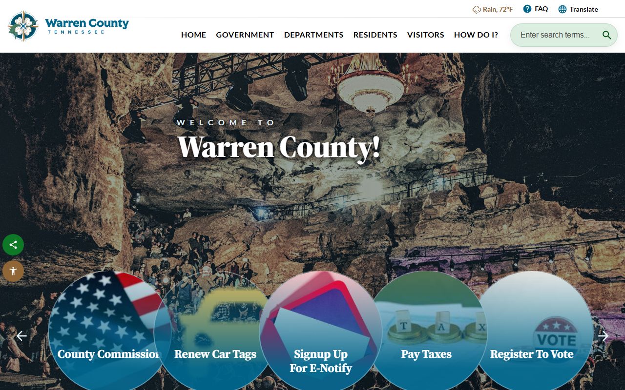 Warren County government website