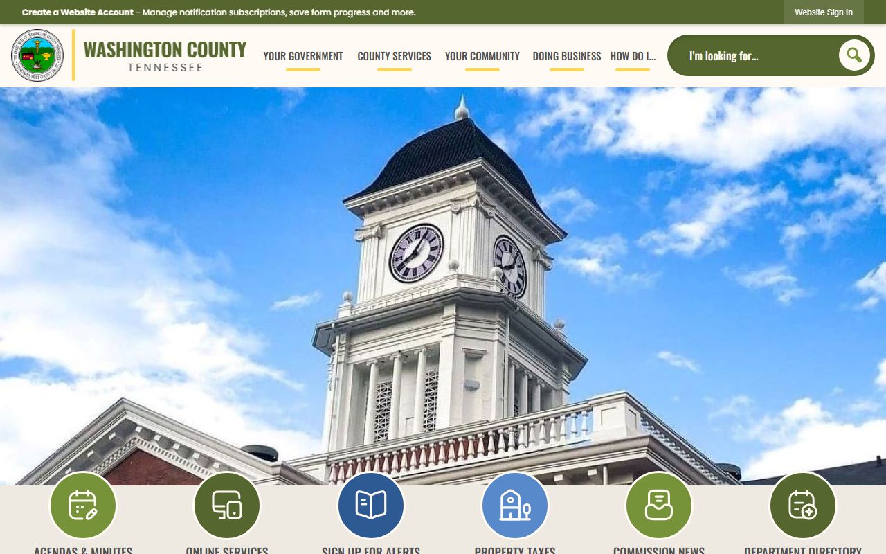 Washington County government website